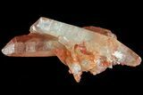 Natural, Red Quartz Crystal Cluster - Morocco #80565-1